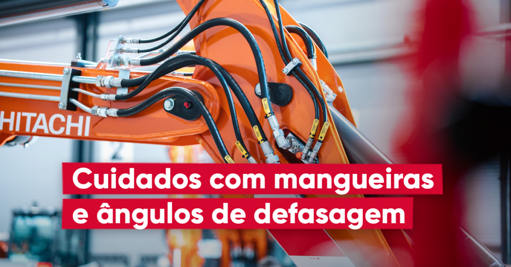 Cuidados com mangueiras e ângulo de defasagem